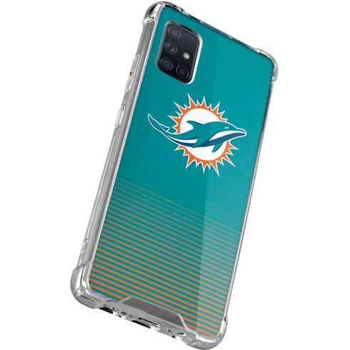 NFL Miami Dolphins Breakaway Galaxy A51 5G Clear Case