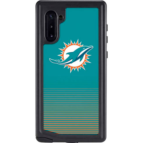 NFL Miami Dolphins Breakaway Galaxy Note 10 Waterproof Case