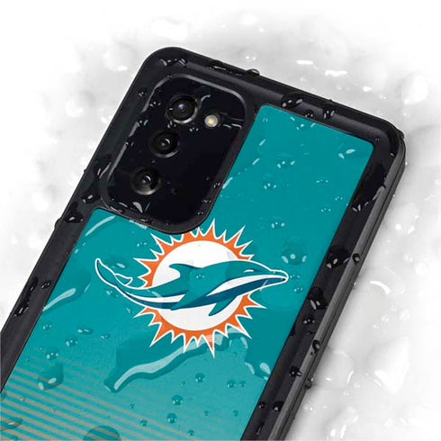 NFL Miami Dolphins Breakaway Galaxy Note20 5G Waterproof Case