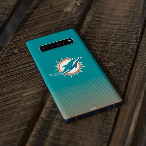 NFL Miami Dolphins Breakaway Galaxy S10 Plus Skin