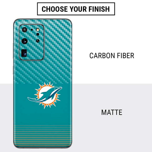 NFL Miami Dolphins Breakaway Galaxy S20 Ultra 5G Skin