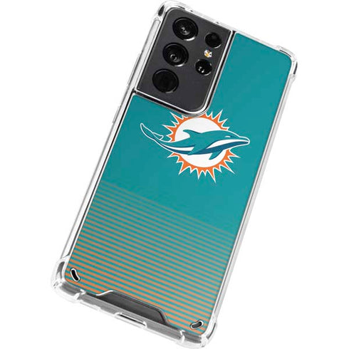 NFL Miami Dolphins Breakaway Galaxy S21 Ultra 5G Clear Case