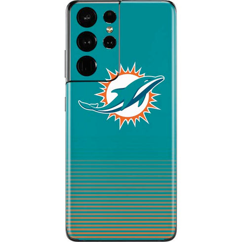 NFL Miami Dolphins Breakaway Galaxy S21 Ultra 5G Skin