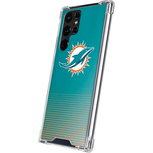 NFL Miami Dolphins Breakaway Galaxy S22 Ultra Clear Case