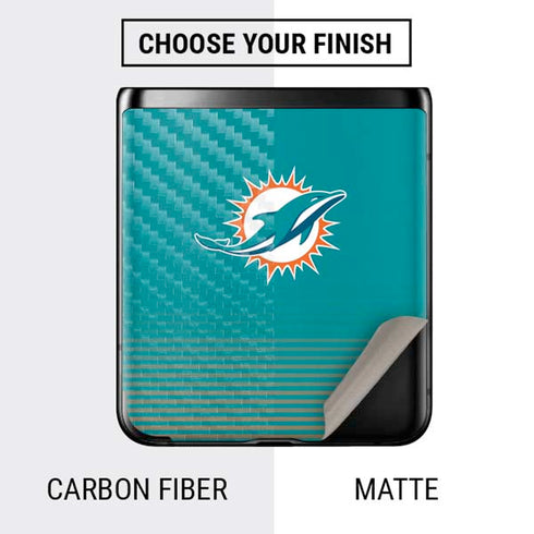 NFL Miami Dolphins Breakaway Galaxy Z Flip Skin