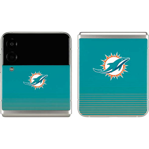 NFL Miami Dolphins Breakaway Galaxy Z Flip3 5G Skin