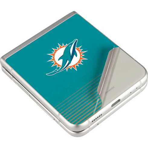 NFL Miami Dolphins Breakaway Galaxy Z Flip3 5G Skin