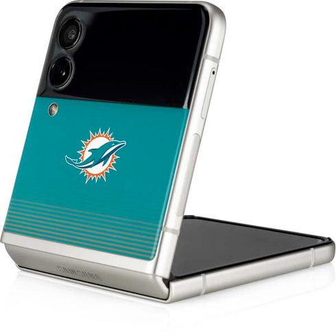 NFL Miami Dolphins Breakaway Galaxy Z Flip3 5G Skin