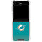 NFL Miami Dolphins Breakaway Galaxy Z Flip5 5G Clear Case