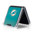 NFL Miami Dolphins Breakaway Galaxy Z Flip5 5G Clear Case