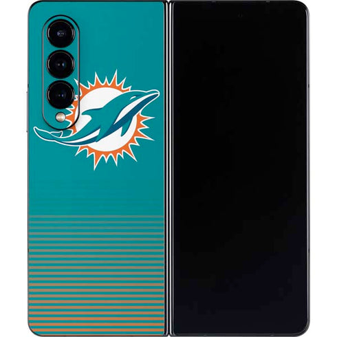 NFL Miami Dolphins Breakaway Galaxy Z Fold4 5G Skin