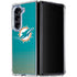 NFL Miami Dolphins Breakaway Galaxy Z Fold5 5G Clear Case