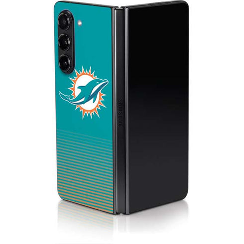 NFL Miami Dolphins Breakaway Galaxy Z Fold5 5G Skin