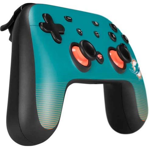 NFL Miami Dolphins Breakaway Google Stadia Controller Skin