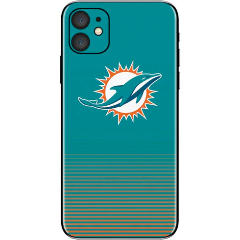 NFL Miami Dolphins Breakaway iPhone 11 Skin