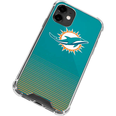NFL Miami Dolphins Breakaway iPhone 12 Mini Clear Case