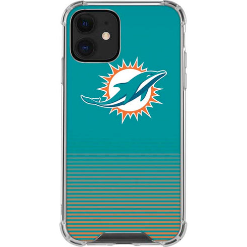 NFL Miami Dolphins Breakaway iPhone 12 Mini Clear Case