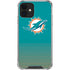 NFL Miami Dolphins Breakaway iPhone 12 Mini Clear Case