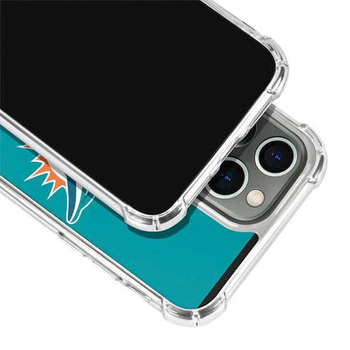 NFL Miami Dolphins Breakaway iPhone 14 Pro Clear Case