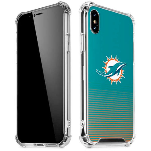 NFL Miami Dolphins Breakaway iPhone XS Max Clear Case