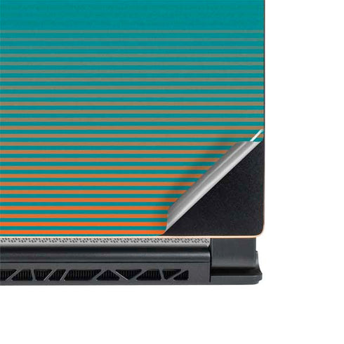 NFL Miami Dolphins Breakaway MSI GS65 Stealth Laptop Skin