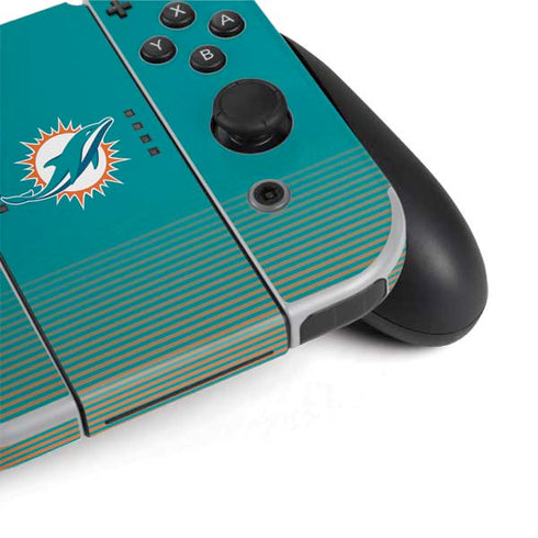 NFL Miami Dolphins Breakaway Nintendo Switch OLED (2021) Skin