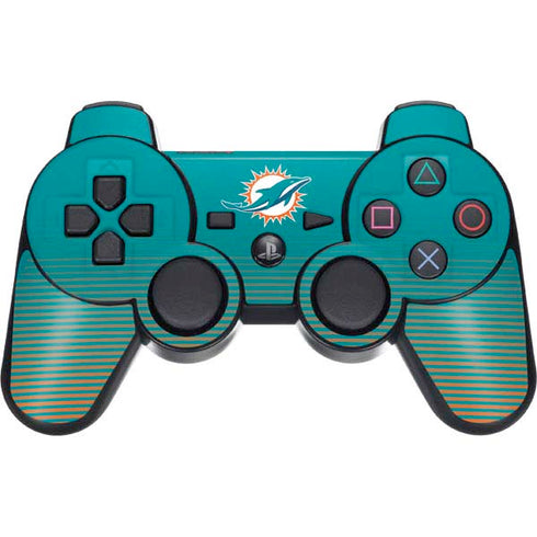 NFL Miami Dolphins Breakaway PS3 Dual Shock wireless controller Skin