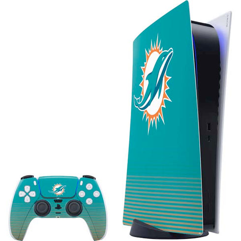 NFL Miami Dolphins Breakaway PS5 Digital Edition Bundle Skin