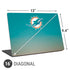 NFL Miami Dolphins Breakaway Universal Laptop 16in (13 x 9.4in) Skin