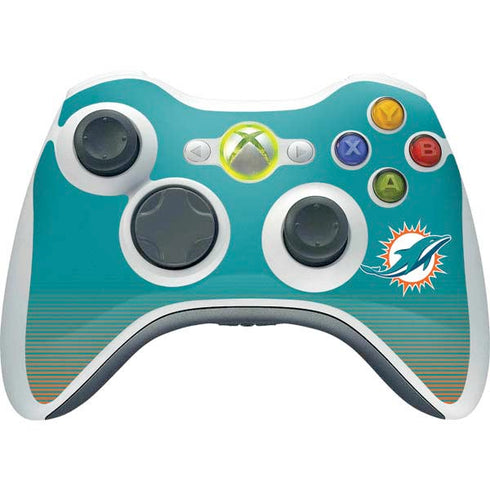 NFL Miami Dolphins Breakaway Xbox 360 Wireless Controller Skin