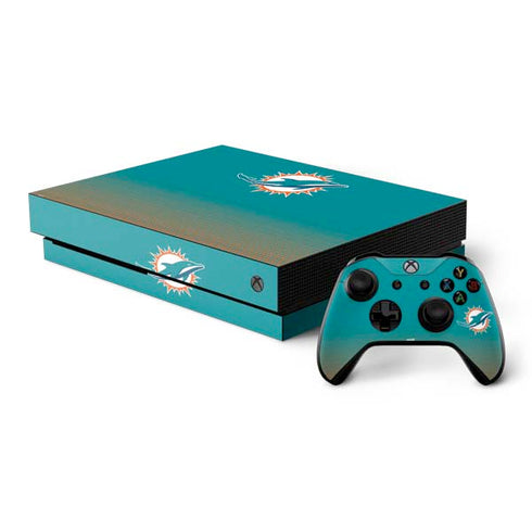NFL Miami Dolphins Breakaway Xbox One X Bundle Skin