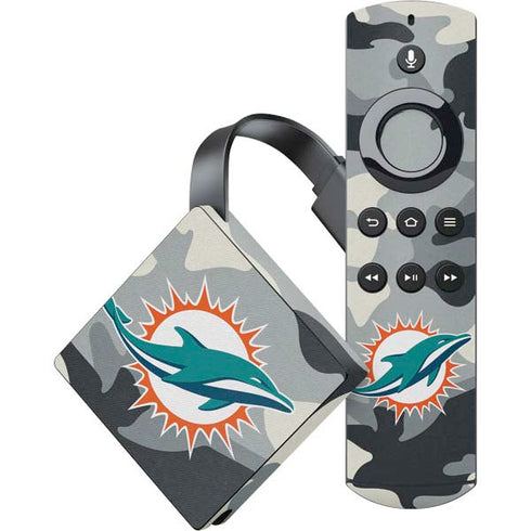 NFL Miami Dolphins Camo Amazon Fire TV Skin
