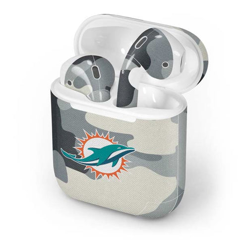 NFL Miami Dolphins Camo Apple AirPods Skin