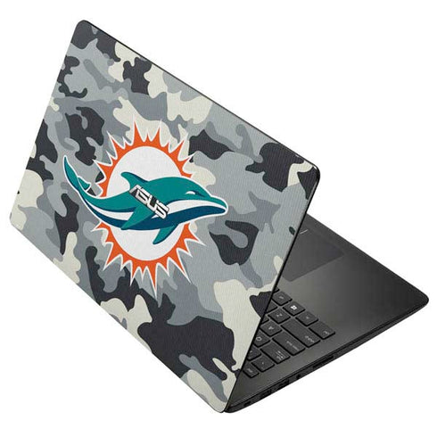NFL Miami Dolphins Camo Asus X502CA 15.6 Skin