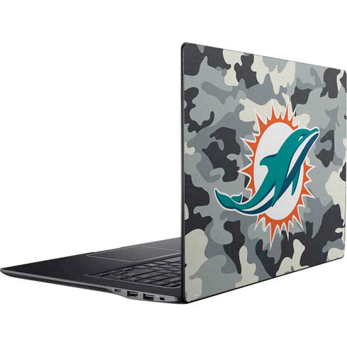 NFL Miami Dolphins Camo Ativ Book 9 (15.6in 2014) Skin