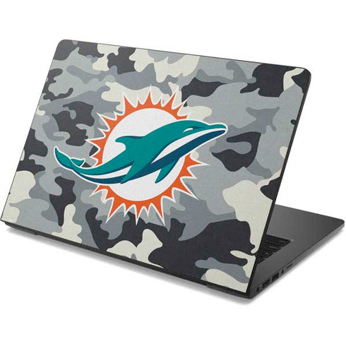 NFL Miami Dolphins Camo Dell Chromebook Skin