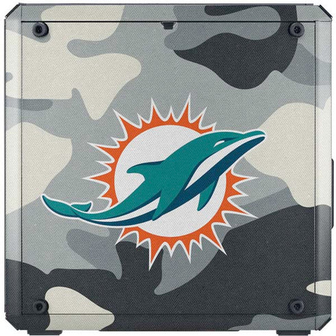 NFL Miami Dolphins Camo Cooler Master MasterBox Q300L Mini Tower Skin