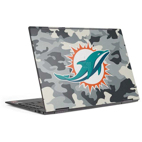 NFL Miami Dolphins Camo HP Envy Skin