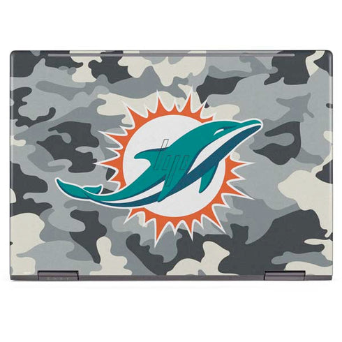 NFL Miami Dolphins Camo HP Envy Skin