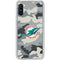 NFL Miami Dolphins Camo Galaxy A10e Clear Case