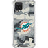 NFL Miami Dolphins Camo Galaxy A12 Clear Case