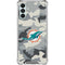 NFL Miami Dolphins Camo Galaxy A13 5G Clear Case