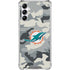 NFL Miami Dolphins Camo Galaxy A15 5G Clear Case