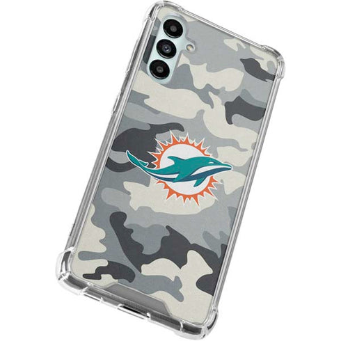 NFL Miami Dolphins Camo Galaxy A15 5G Clear Case