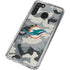 NFL Miami Dolphins Camo Galaxy A21 Clear Case