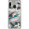 NFL Miami Dolphins Camo Galaxy A30 Clear Case