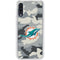 NFL Miami Dolphins Camo Galaxy A50 Clear Case