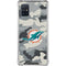 NFL Miami Dolphins Camo Galaxy A51 5G Clear Case