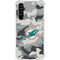NFL Miami Dolphins Camo Galaxy A54 5G Clear Case