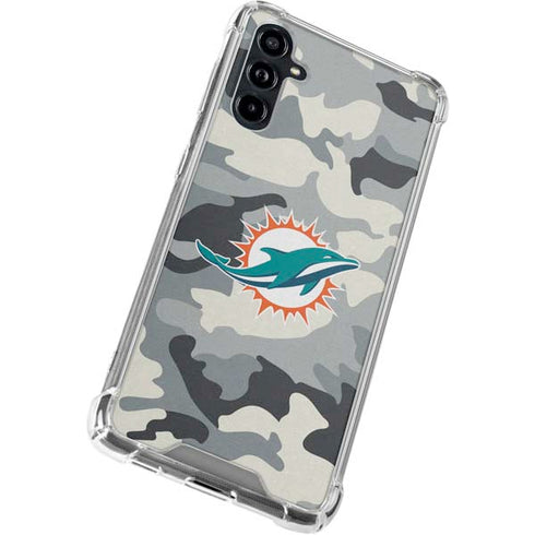 NFL Miami Dolphins Camo Galaxy A54 5G Clear Case